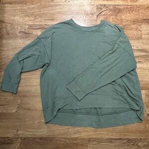 Aerie Green Oversized Sweatshirt Womens XL